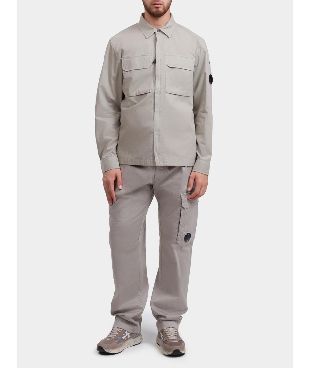 CP COMPANY Бежевая кэжуал рубашка, фото 2