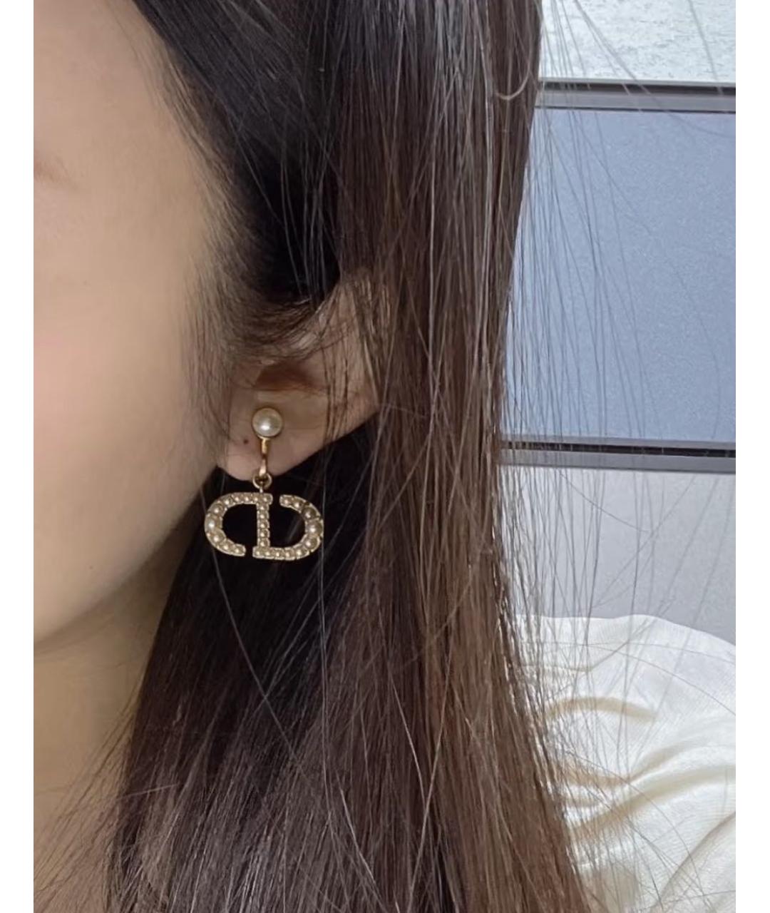 CHRISTIAN DIOR Золотые серьги, фото 2