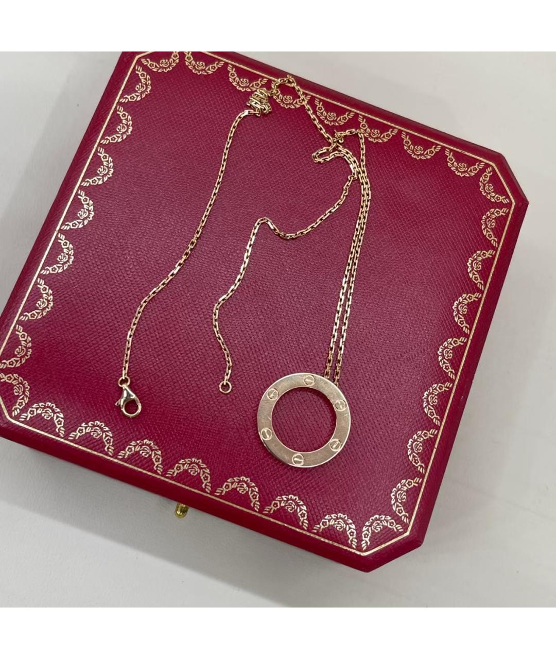 CARTIER Золотое колье из розового золота, фото 2