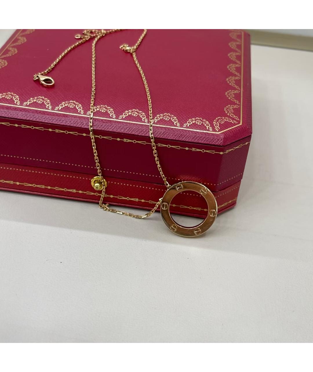 CARTIER Золотое колье из розового золота, фото 4