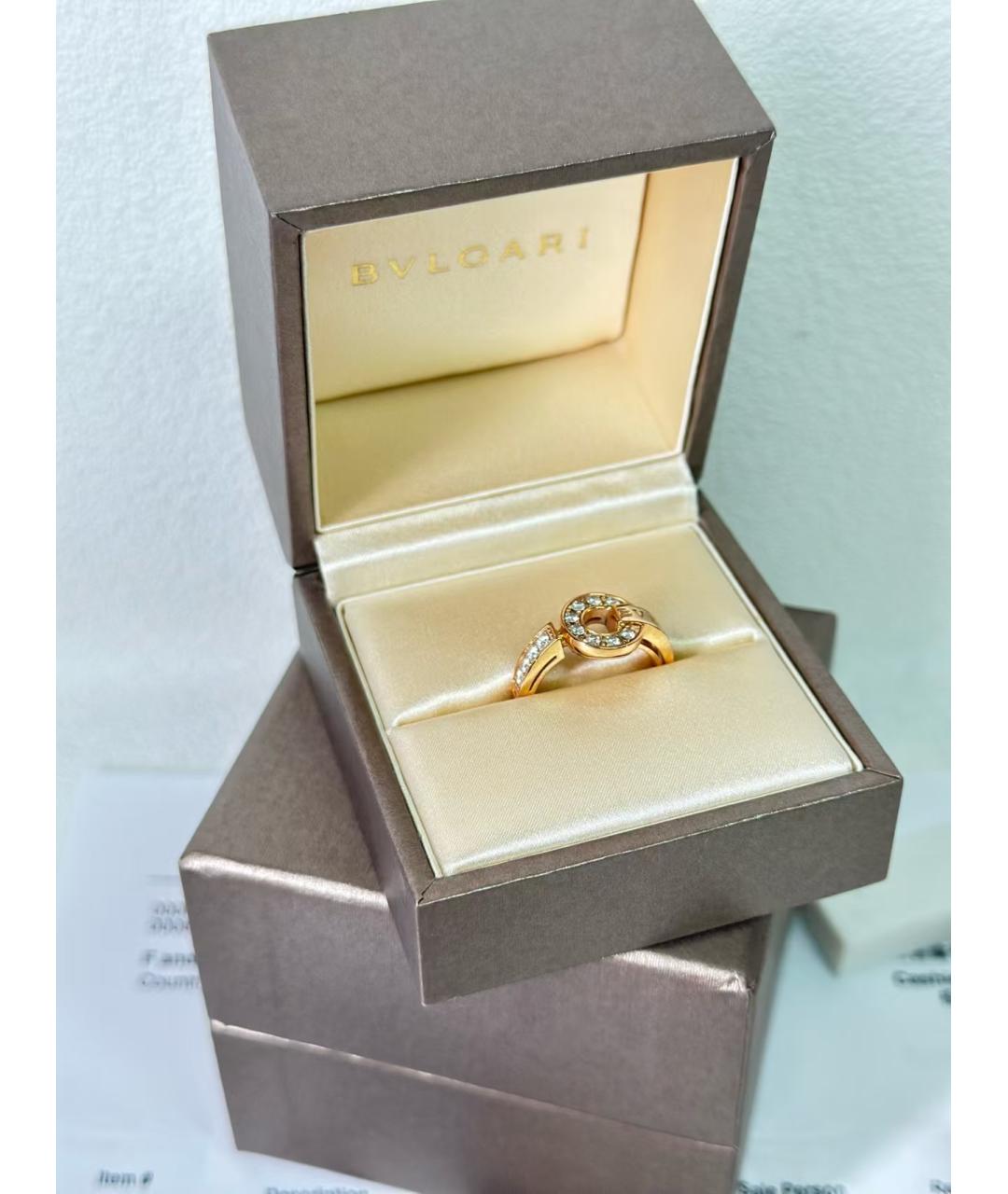 BVLGARI Золотое кольцо из розового золота, фото 2