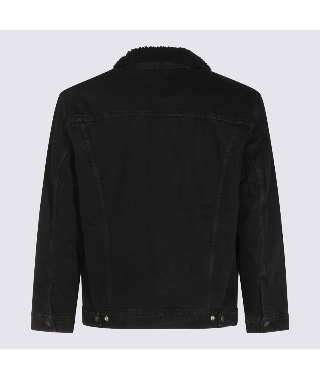 LEVI'S Черная хлопковая куртка, фото 2