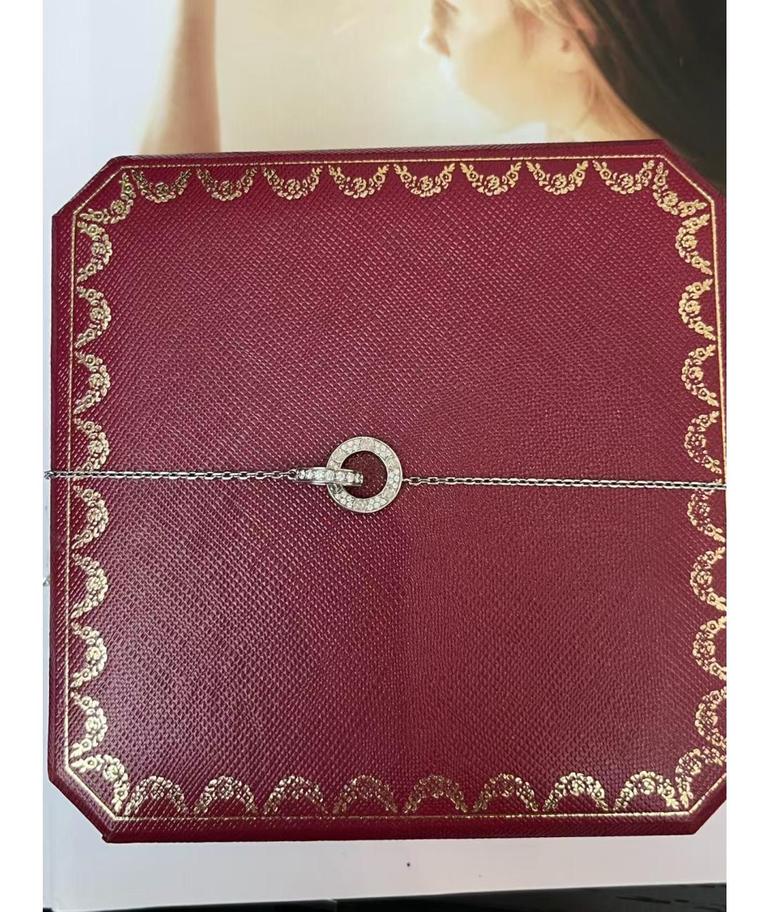 CARTIER Серебряное колье из белого золота, фото 4