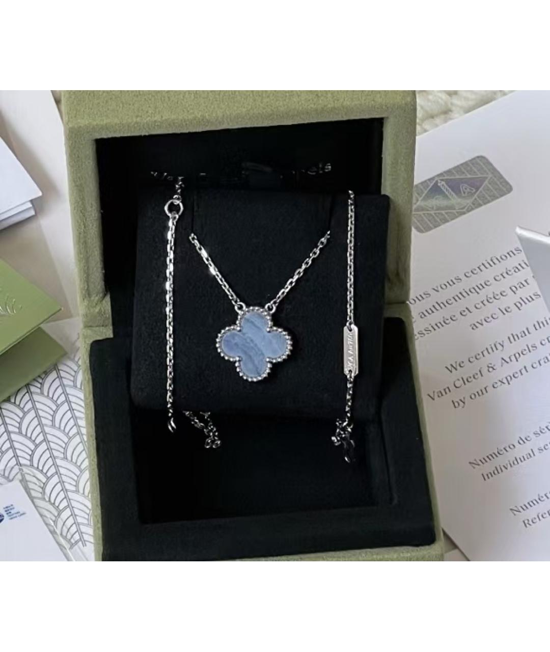 VAN CLEEF & ARPELS Серебряное колье из белого золота, фото 2