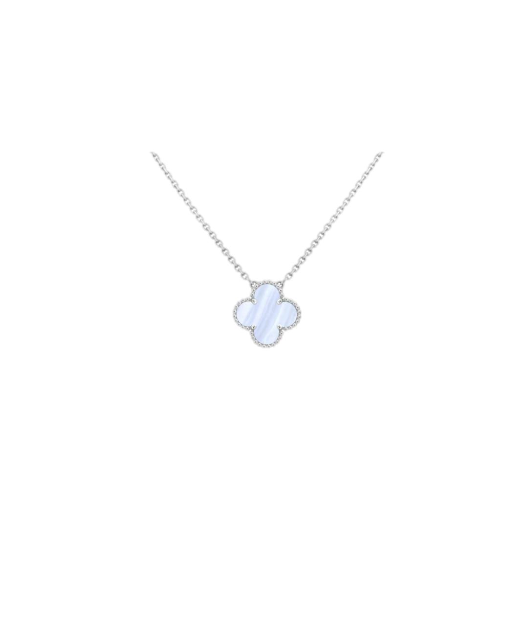 VAN CLEEF & ARPELS Серебряное колье из белого золота, фото 5