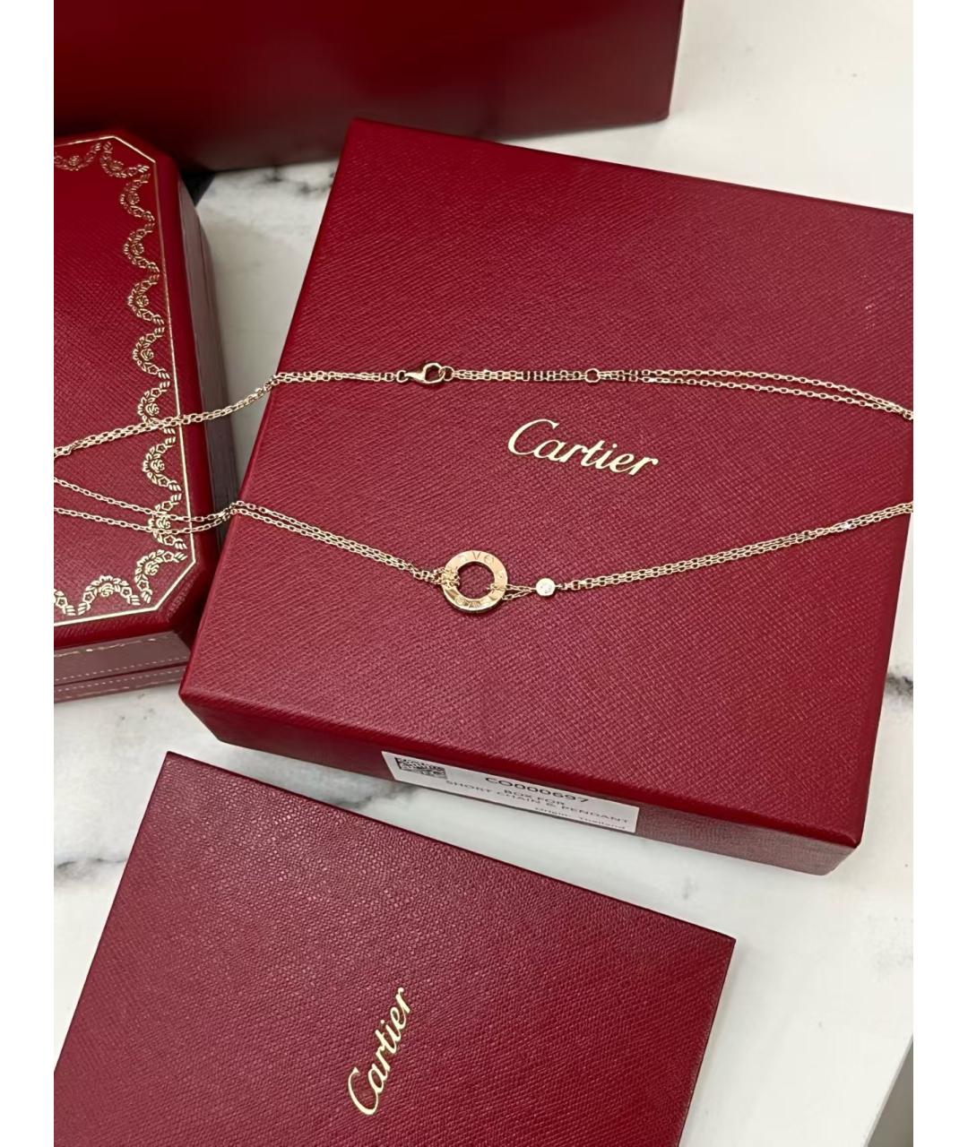 CARTIER Золотое колье из розового золота, фото 3