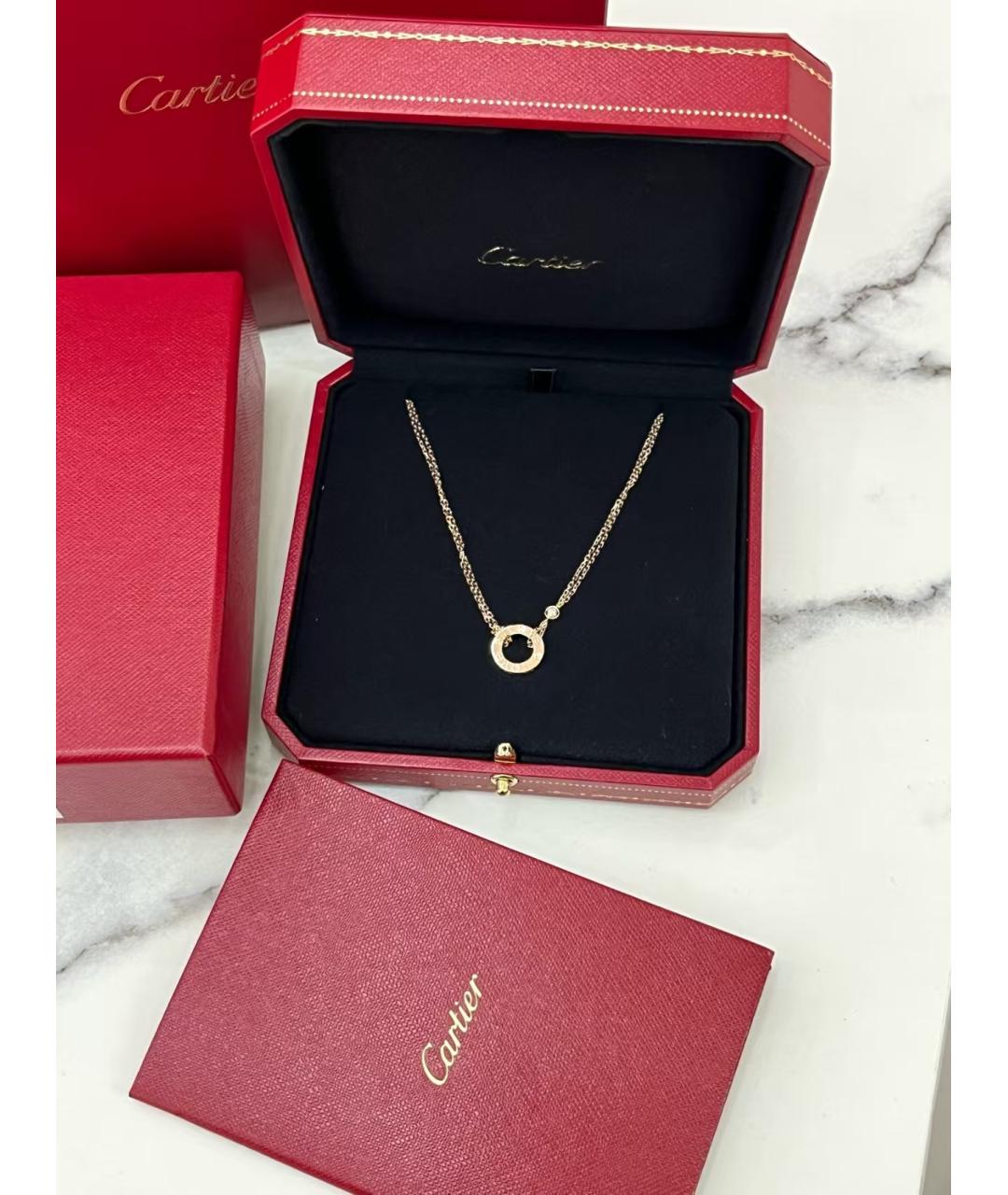 CARTIER Золотое колье из розового золота, фото 2