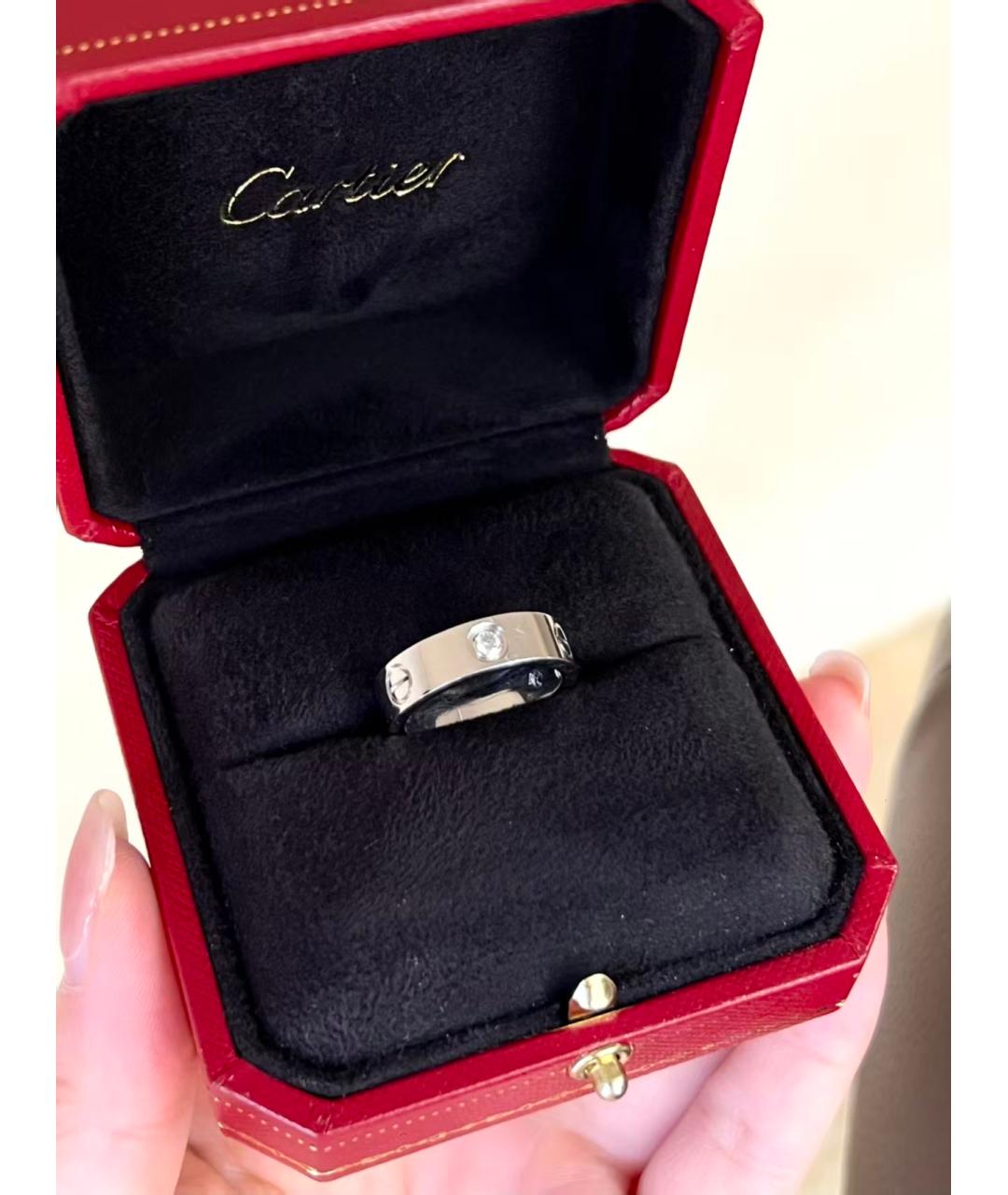 CARTIER Серебряное кольцо из белого золота, фото 2