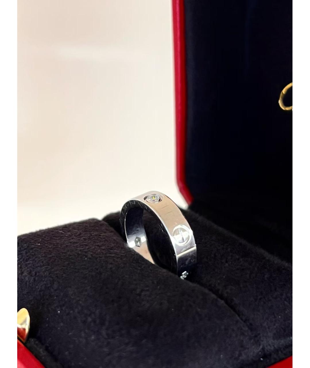 CARTIER Серебряное кольцо из белого золота, фото 4