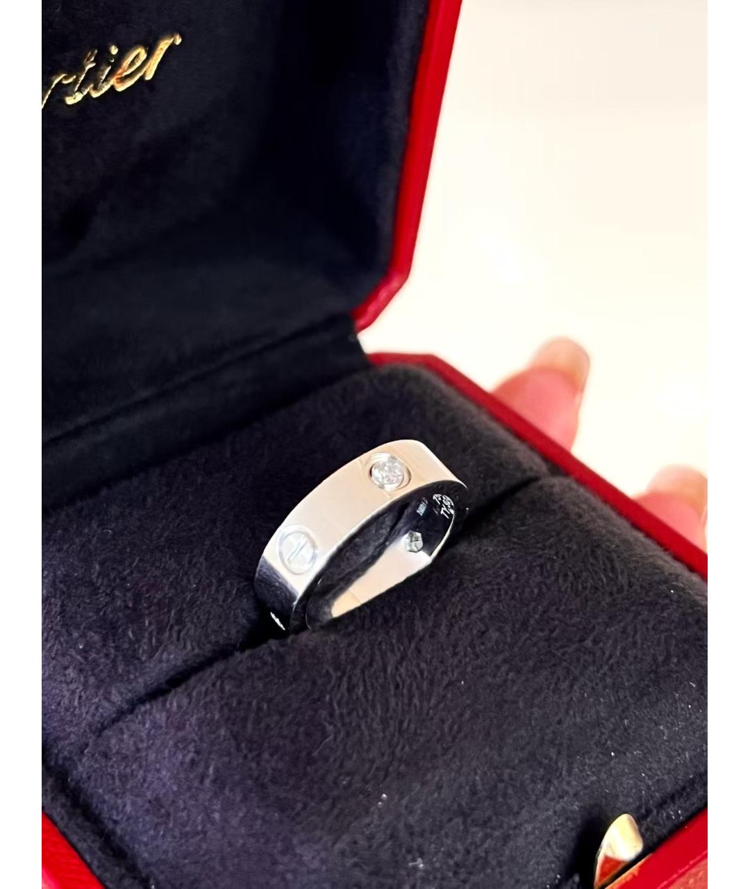 CARTIER Серебряное кольцо из белого золота, фото 3
