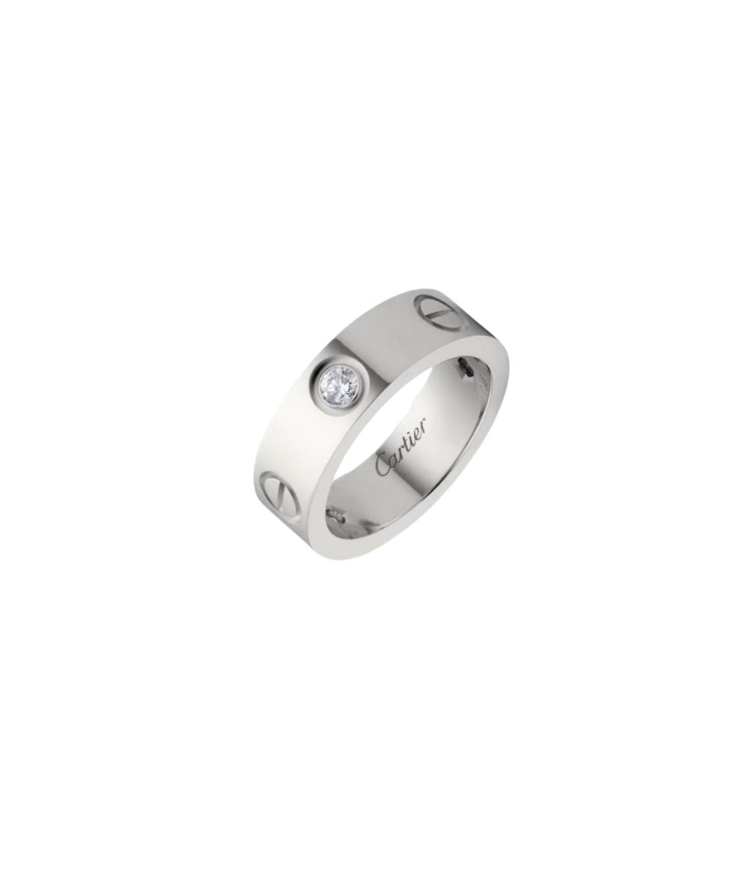 CARTIER Серебряное кольцо из белого золота, фото 5
