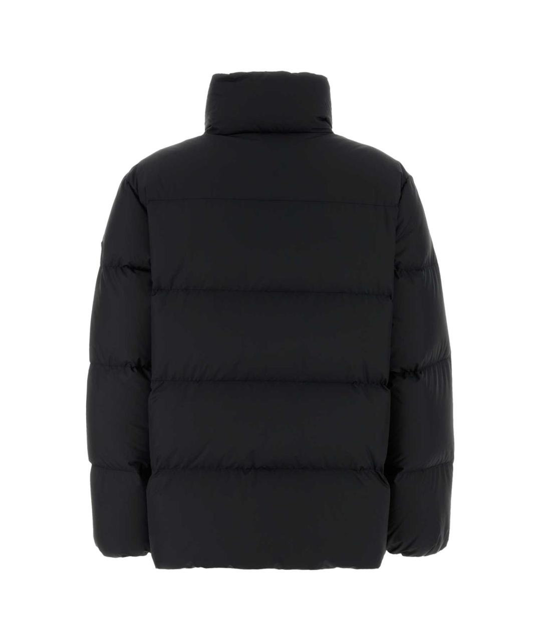 MONCLER Черный полиэстеровый пуховик, фото 2