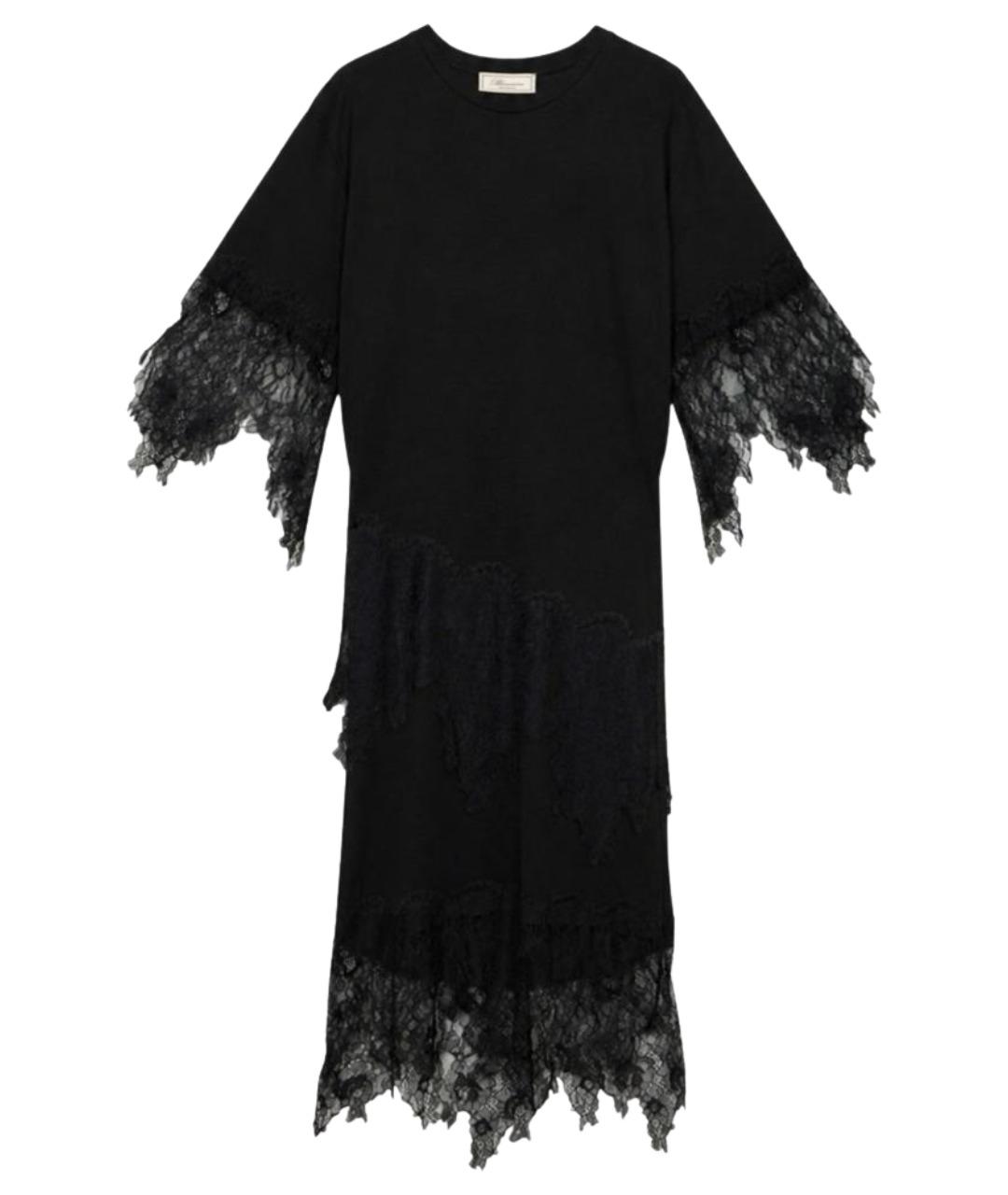 BLUMARINE Черное вискозное платье, фото 1