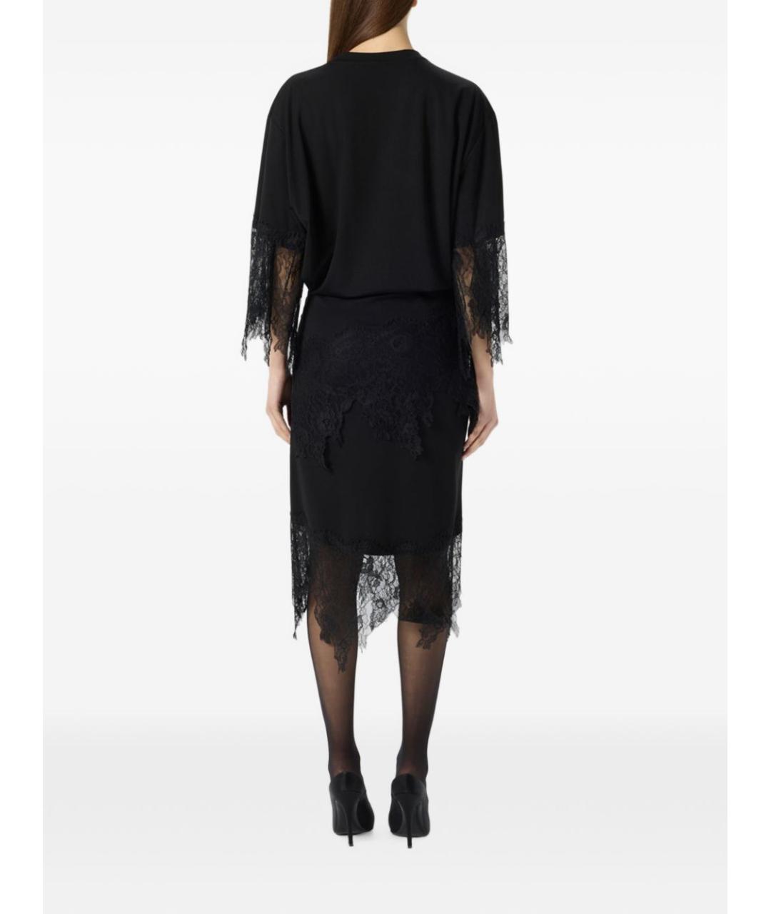 BLUMARINE Черное вискозное платье, фото 3
