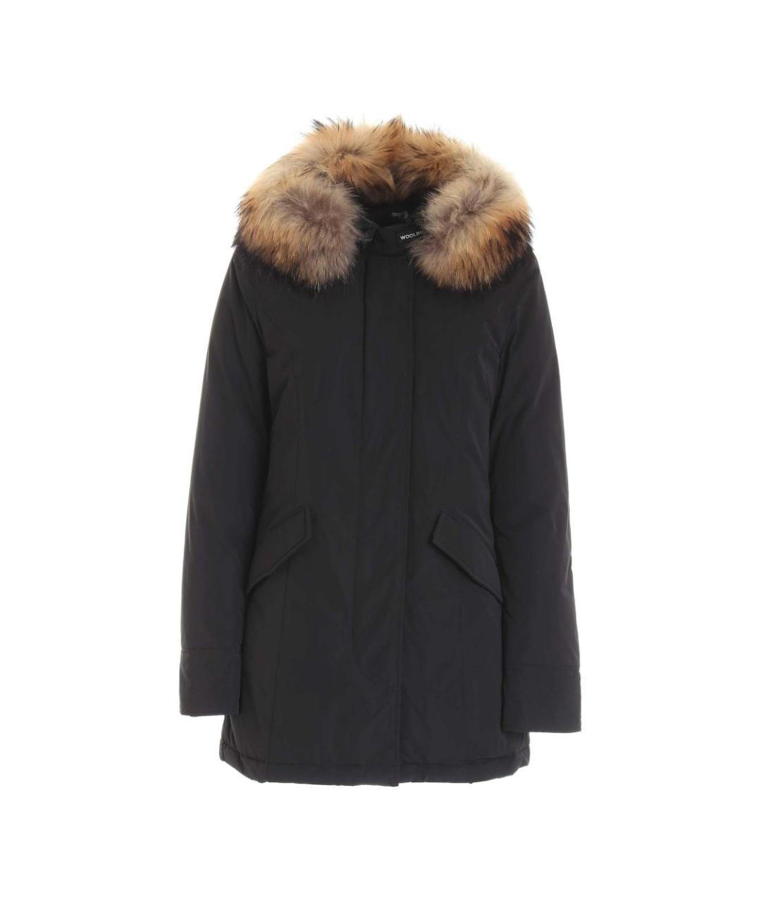 WOOLRICH Черная полиэстеровая парка, фото 1