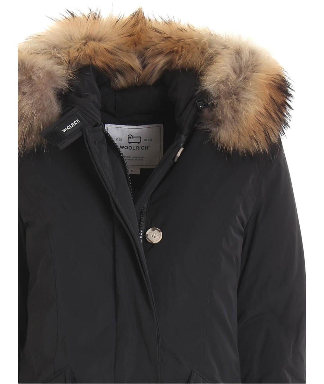 WOOLRICH Черная полиэстеровая парка, фото 4