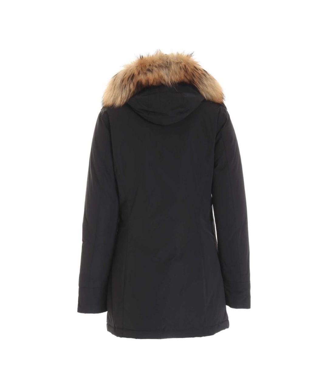 WOOLRICH Черная полиэстеровая парка, фото 2