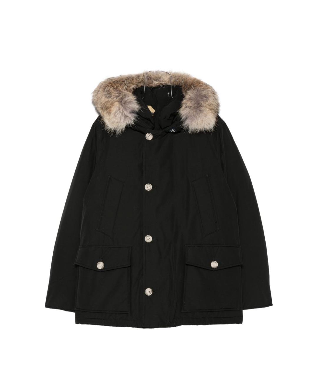 WOOLRICH Черная хлопковая куртка, фото 1