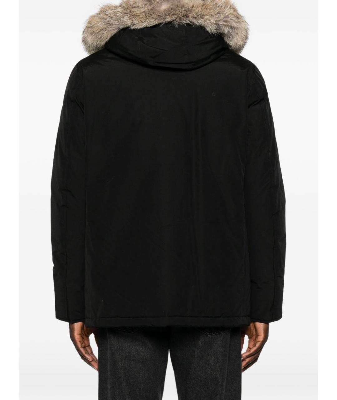 WOOLRICH Черная хлопковая куртка, фото 2