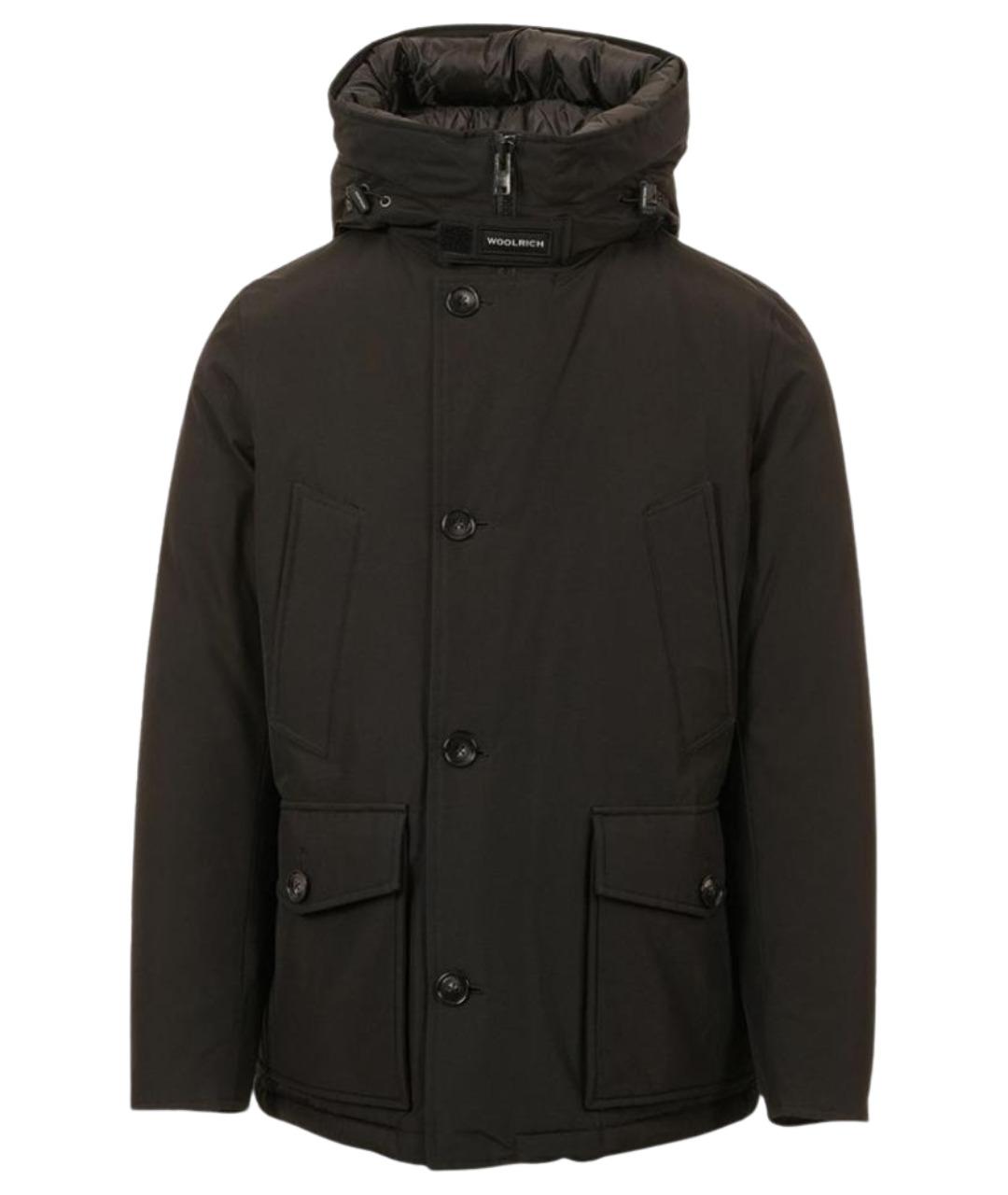 WOOLRICH Черная хлопковая парка, фото 1