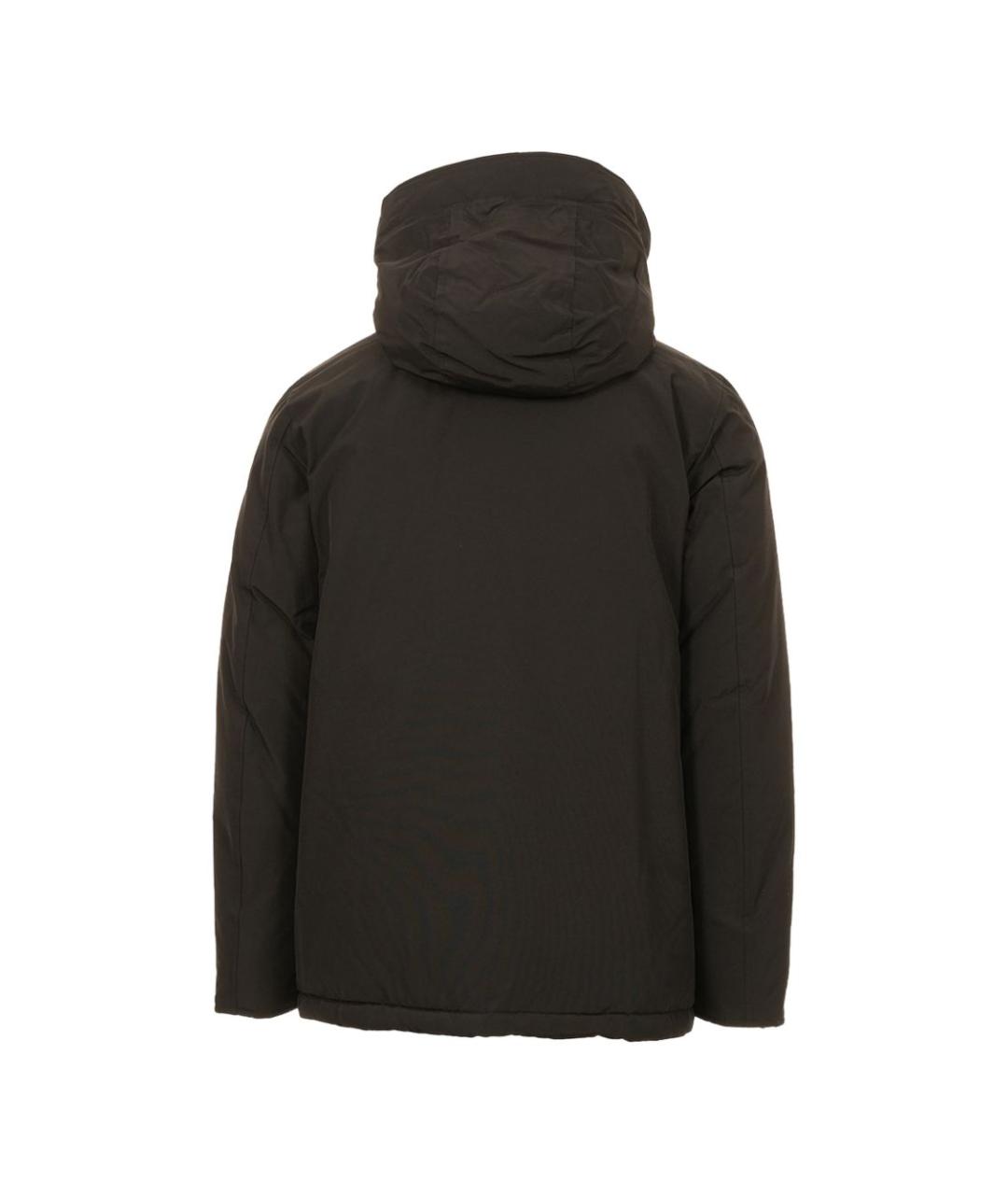 WOOLRICH Черная хлопковая парка, фото 3