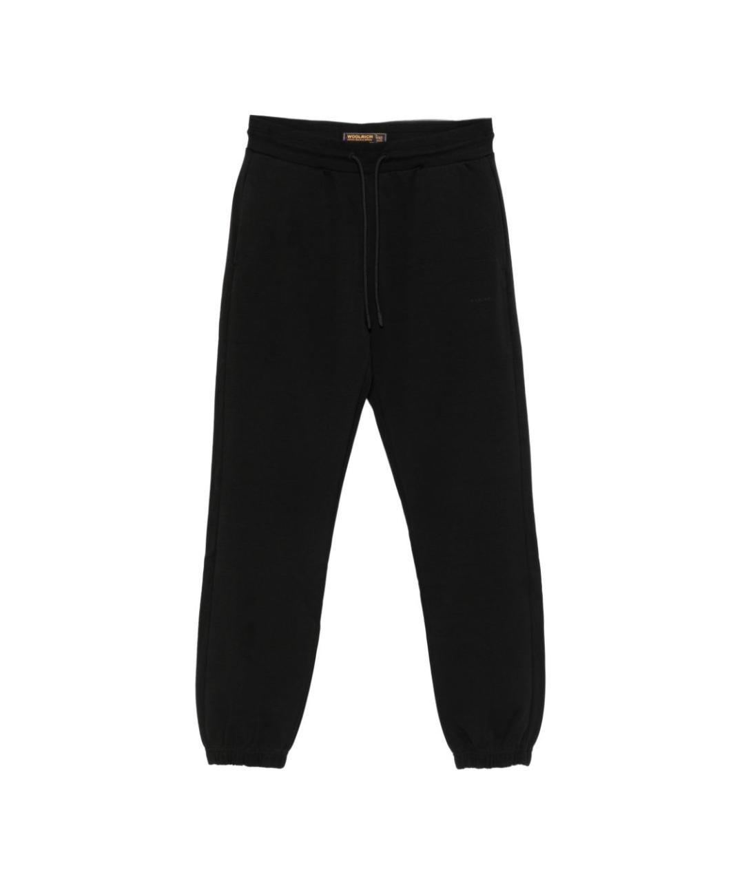 WOOLRICH Черные хлопковые повседневные брюки, фото 1