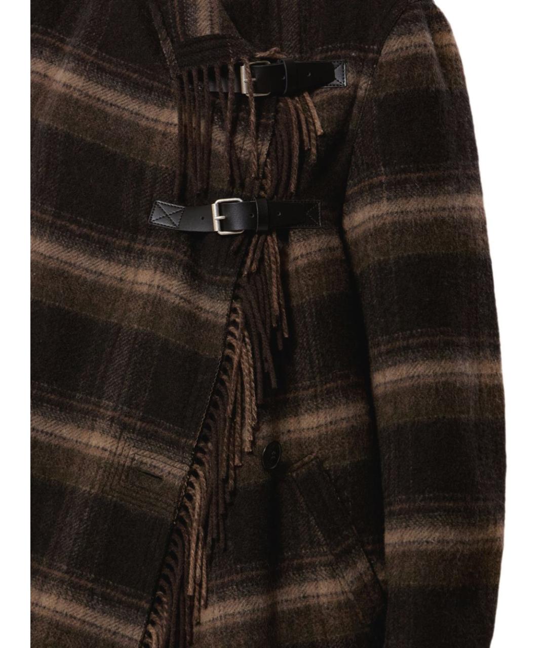 ISABEL MARANT ETOILE Черное шерстяное пальто, фото 4