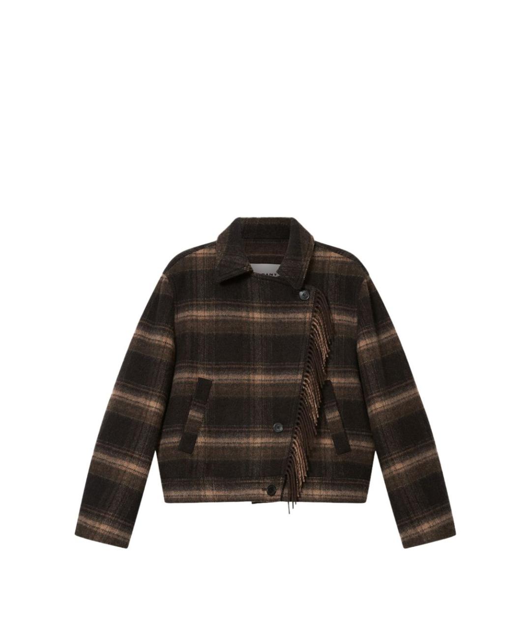 ISABEL MARANT ETOILE Черное шерстяное пальто, фото 1