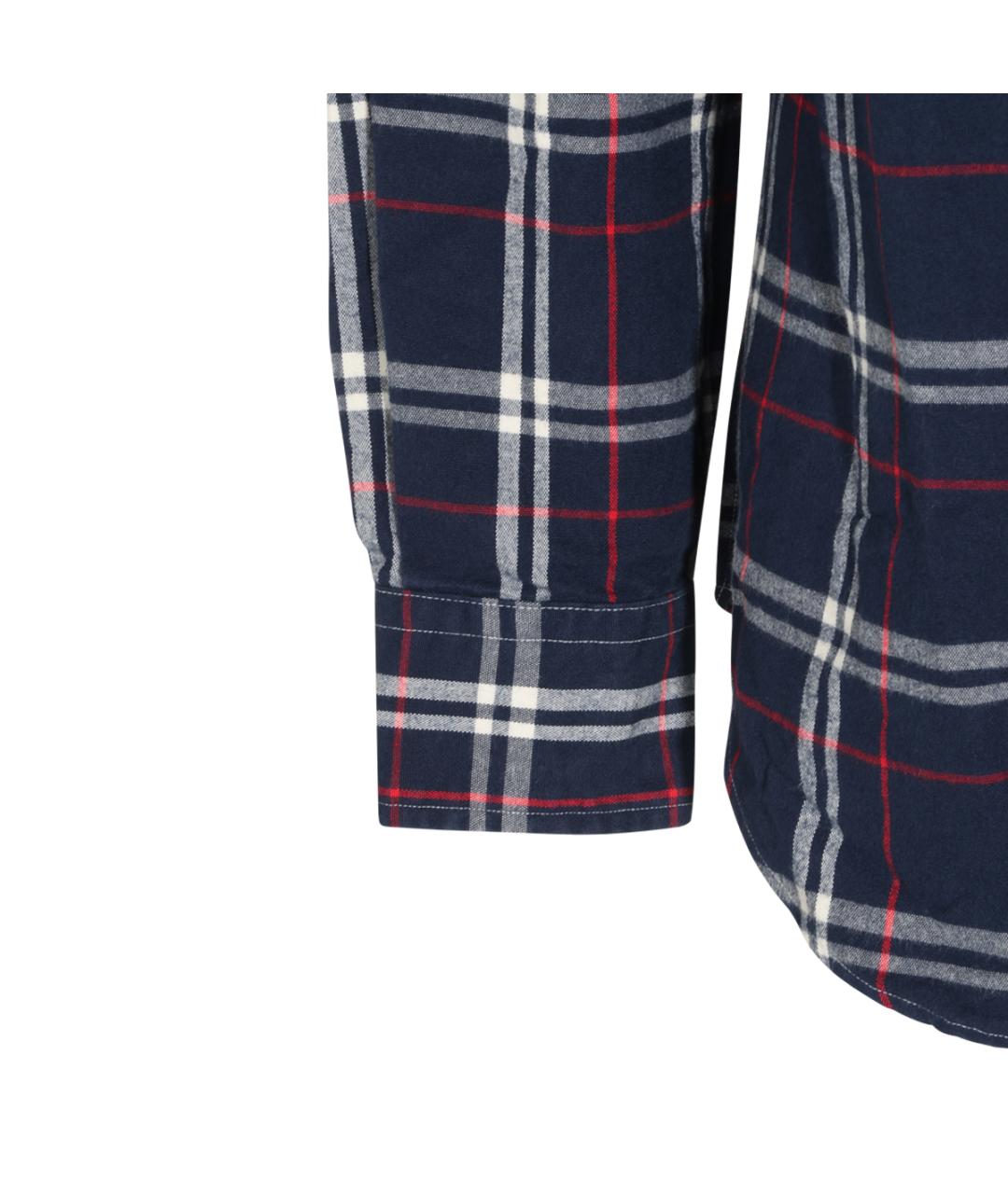 POLO RALPH LAUREN Темно-синяя хлопковая кэжуал рубашка, фото 4