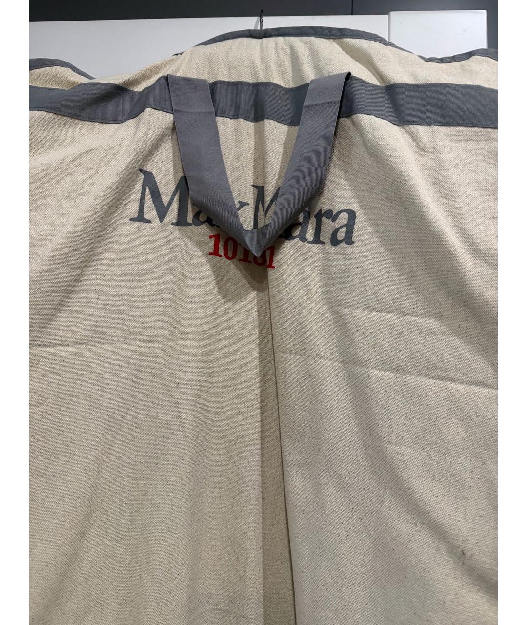 MAX MARA Серая шерстяная шуба, фото 6