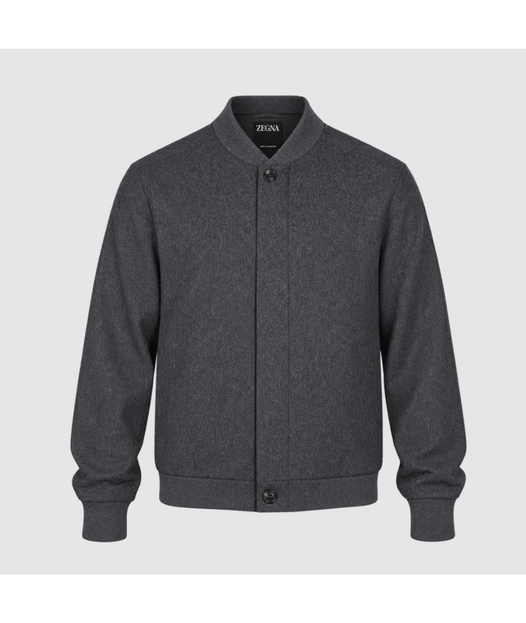 ZEGNA Антрацитовая шерстяная куртка, фото 2