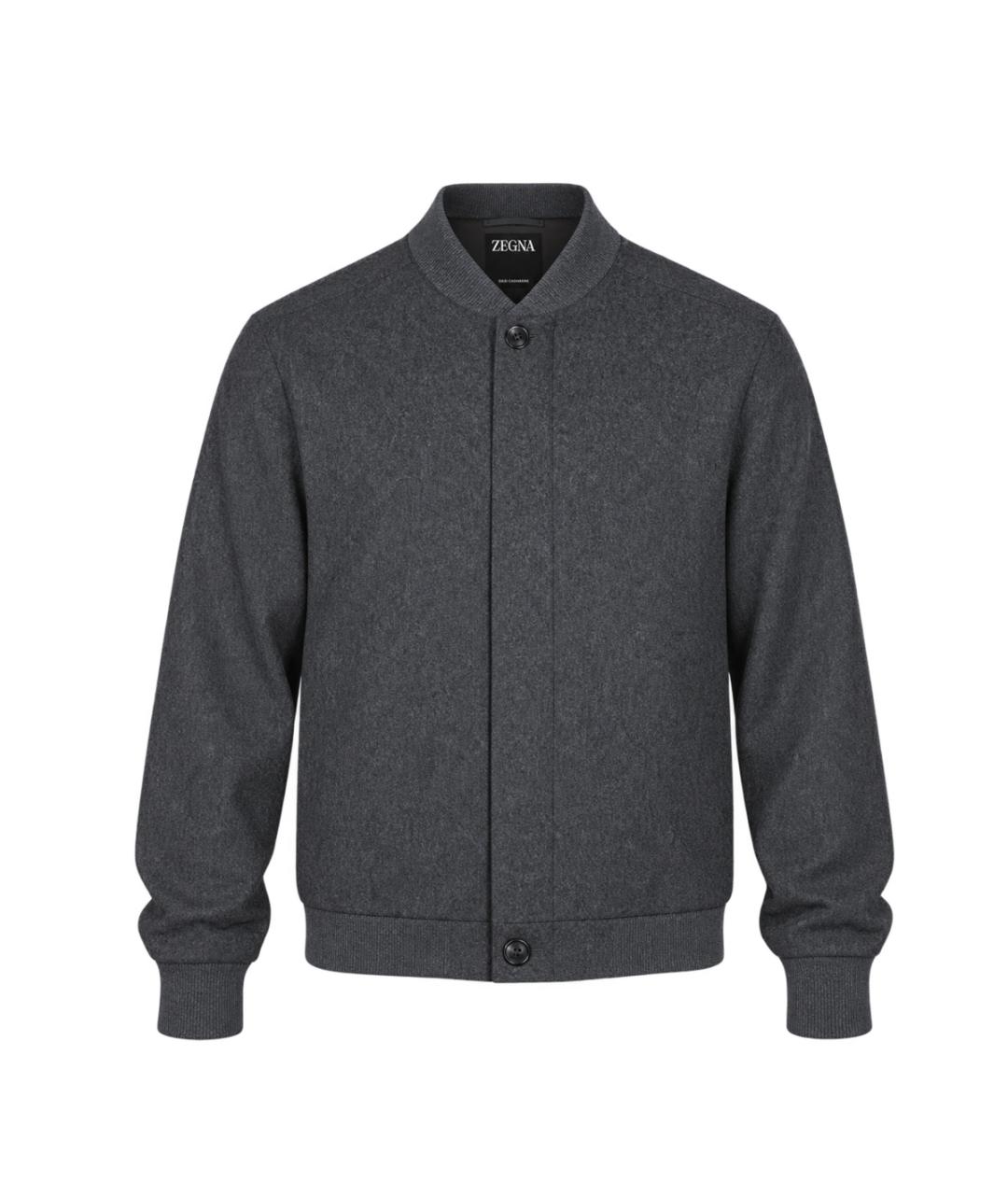 ZEGNA Антрацитовая шерстяная куртка, фото 1