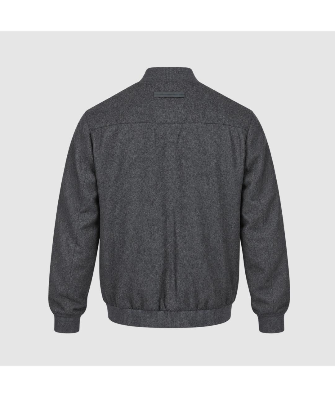 ZEGNA Антрацитовая шерстяная куртка, фото 3