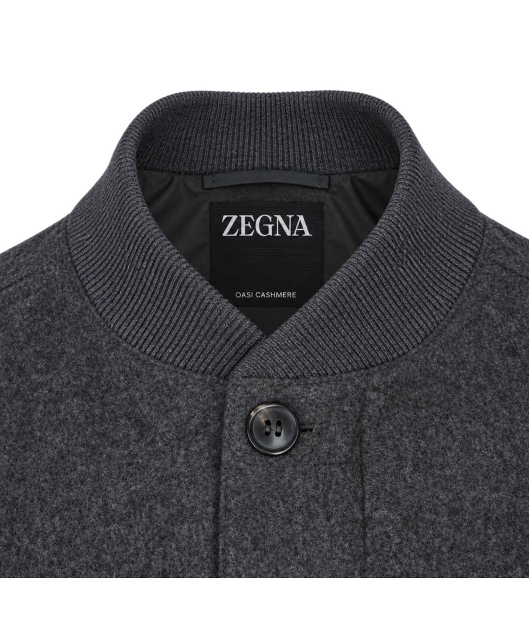ZEGNA Антрацитовая шерстяная куртка, фото 6