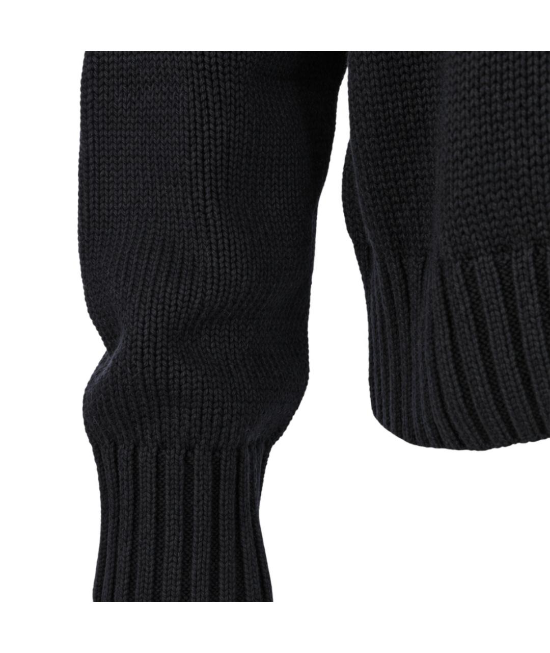 POLO RALPH LAUREN Черный хлопковый джемпер / свитер, фото 4