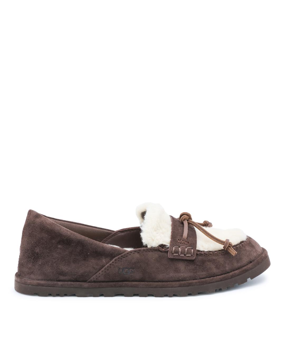 UGG Коричневые замшевые мокасины, фото 1