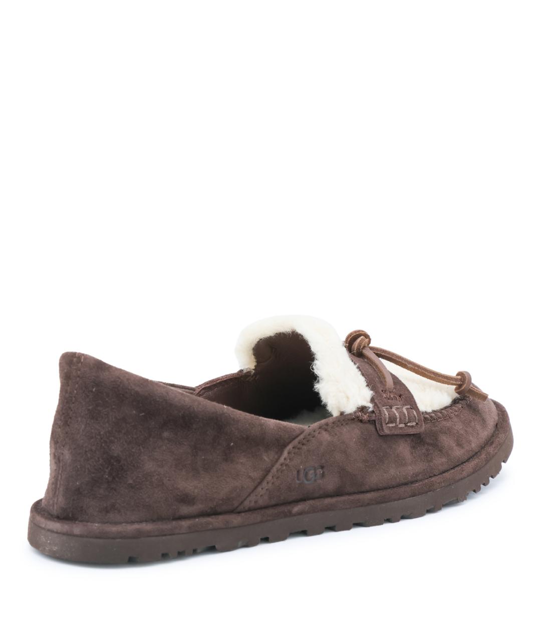 UGG Коричневые замшевые мокасины, фото 3