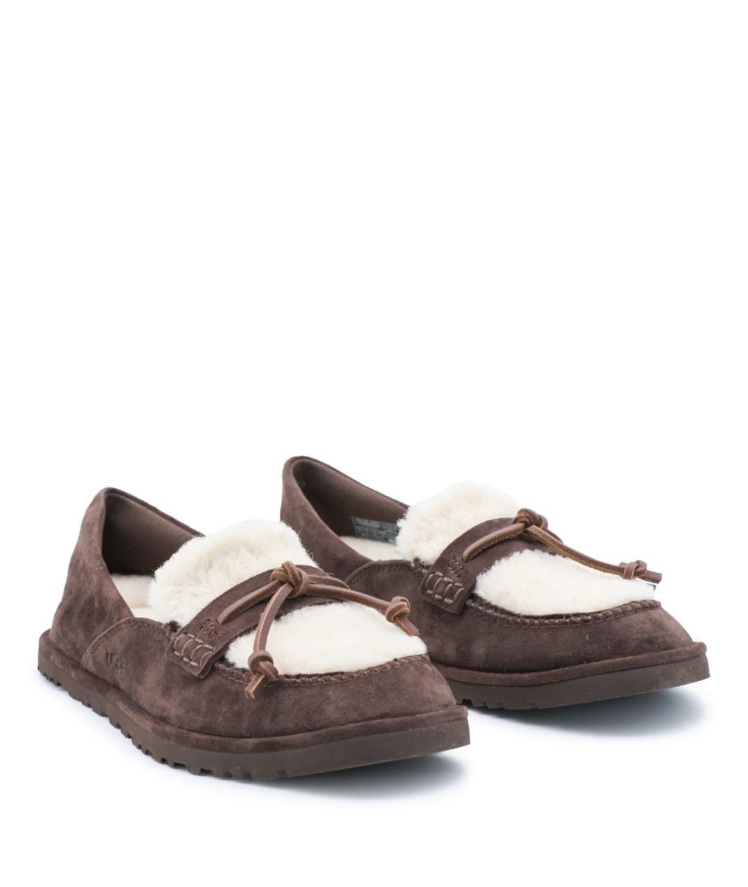 UGG Коричневые замшевые мокасины, фото 2