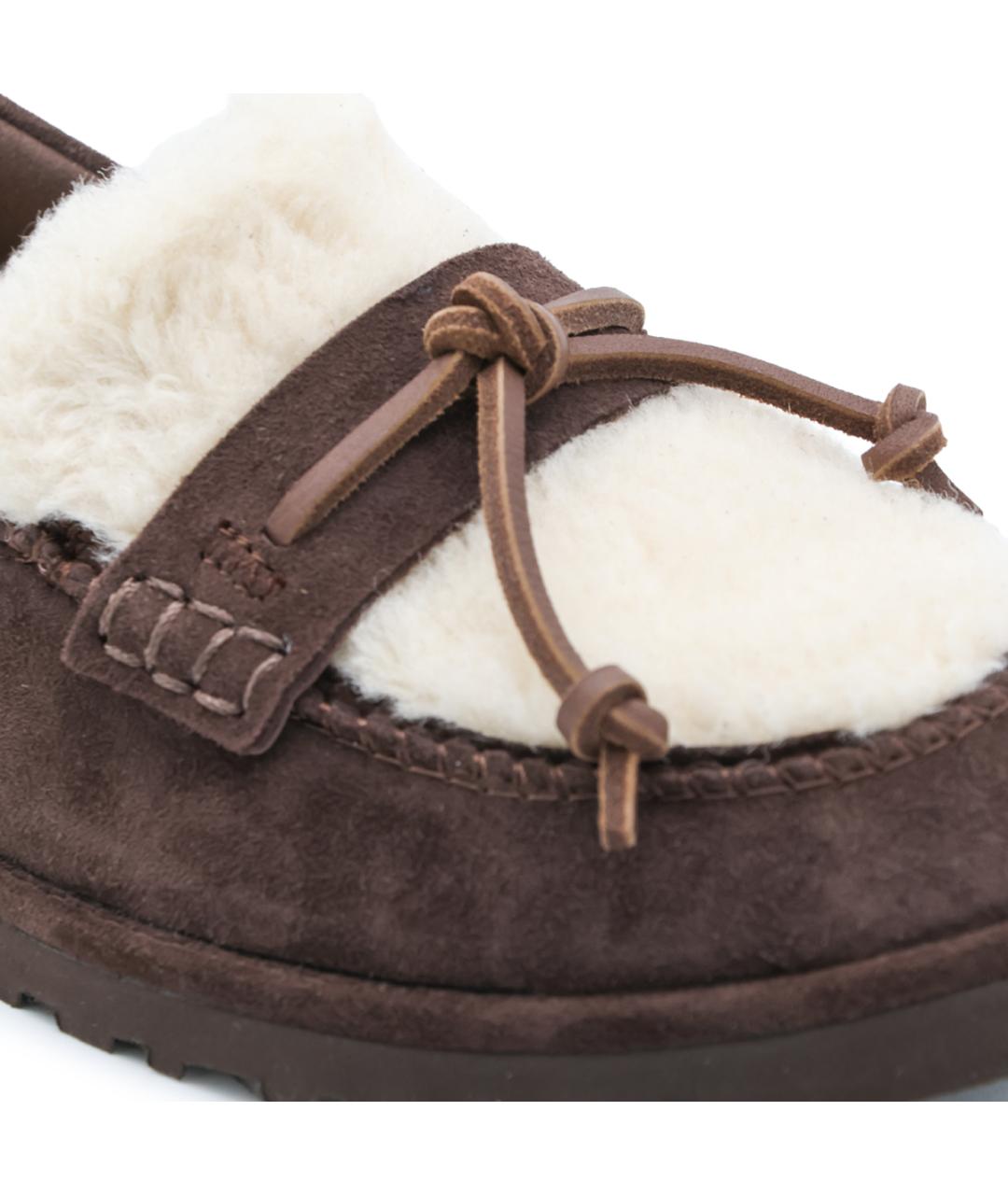 UGG Коричневые замшевые мокасины, фото 4
