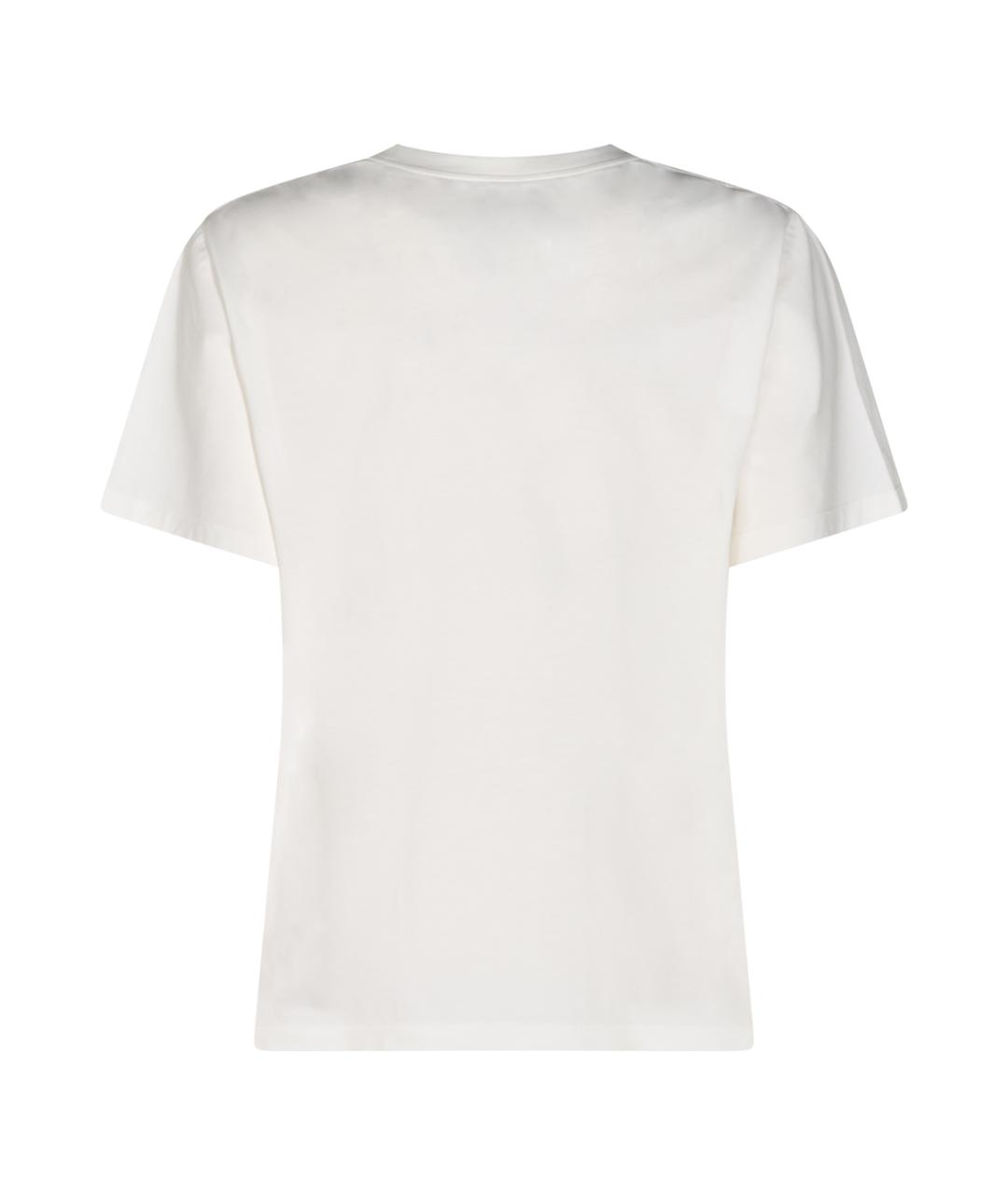 MM6 MAISON MARGIELA Белая хлопковая футболка, фото 2