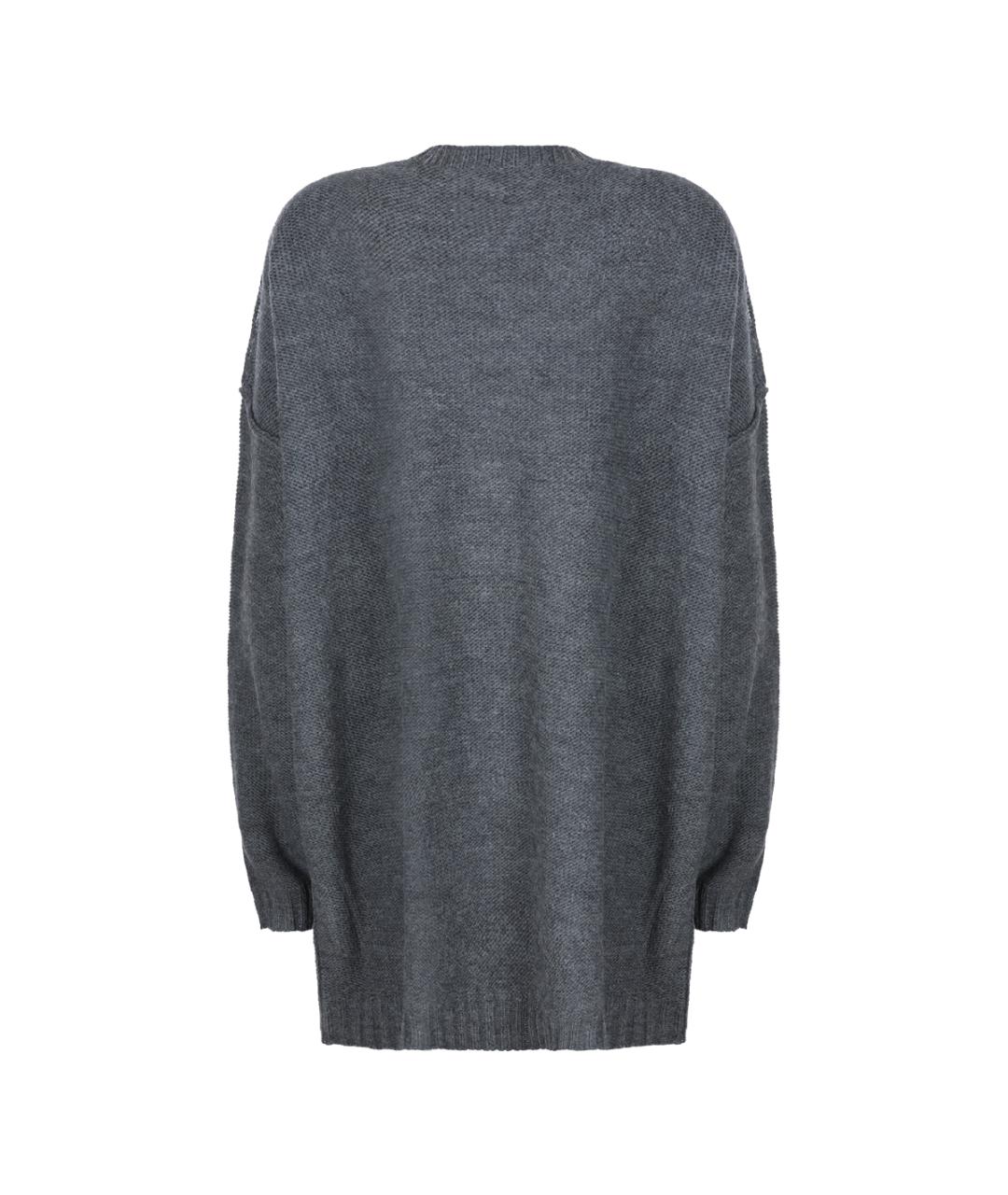 MM6 MAISON MARGIELA Серый шерстяной джемпер / свитер, фото 2