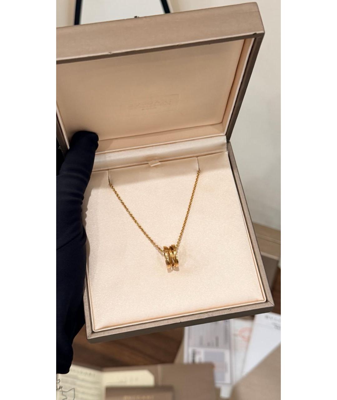 BVLGARI Золотое колье из розового золота, фото 3