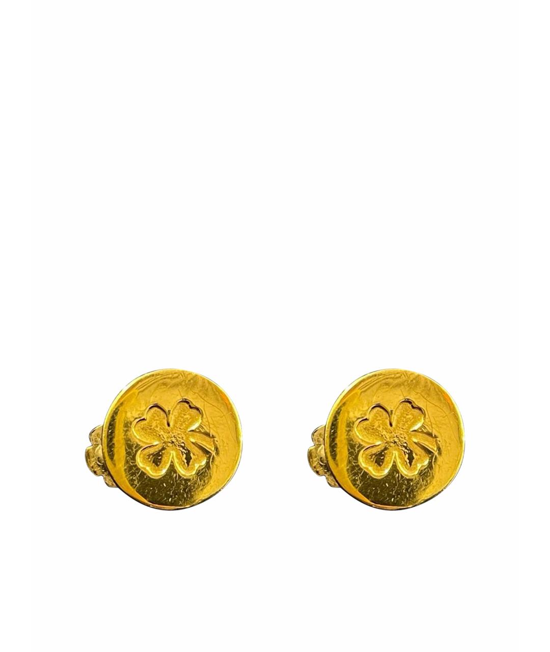 CHANEL Золотые серьги, фото 1