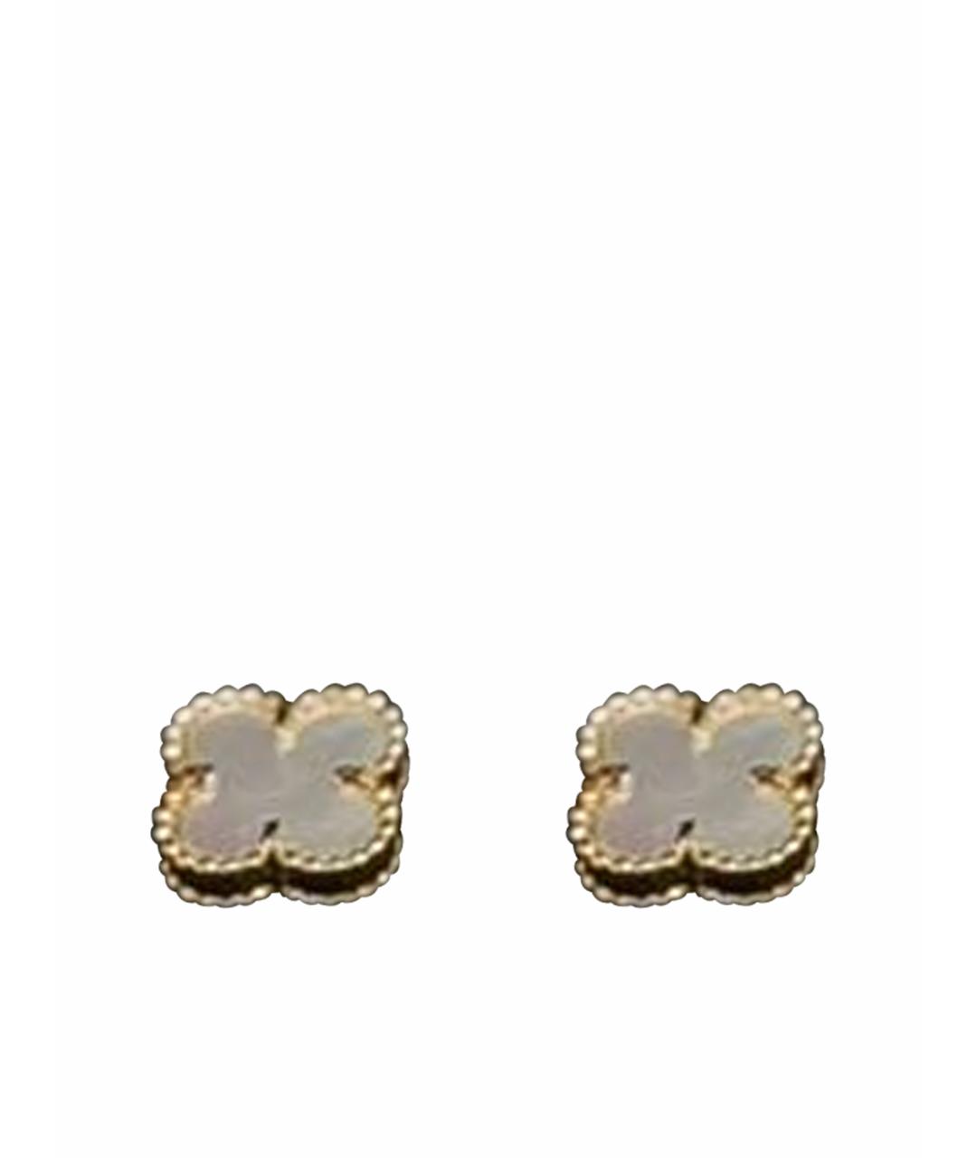 VAN CLEEF & ARPELS Желтые серьги из желтого золота, фото 1