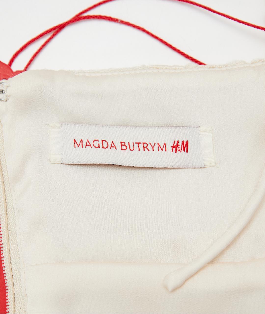 MAGDA BUTRYM Бежевое полиэстеровое коктейльное платье, фото 3