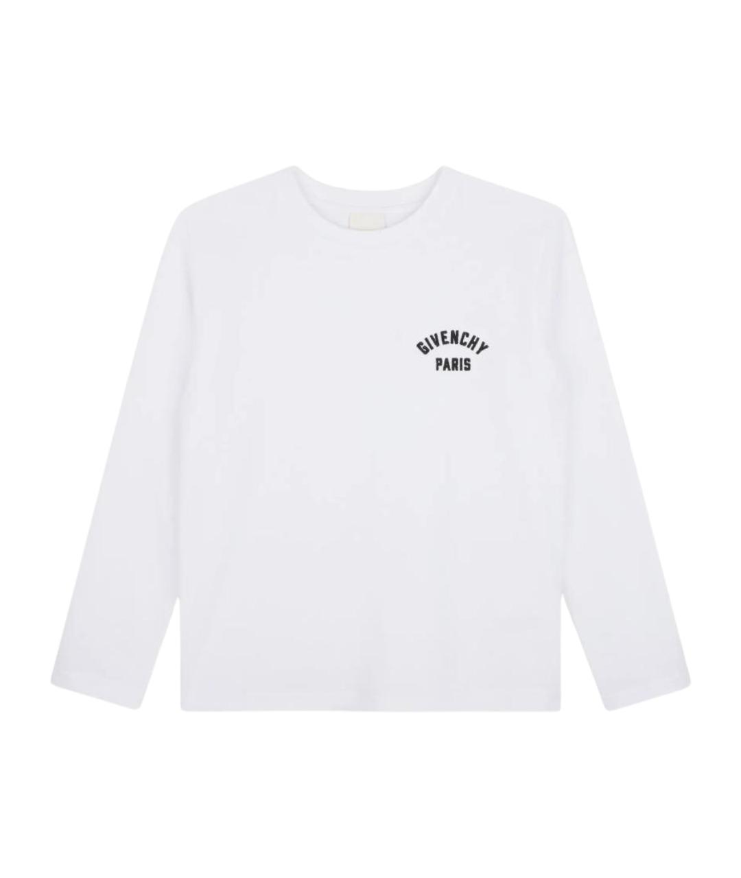 GIVENCHY Белая хлопковая детская футболка, фото 1