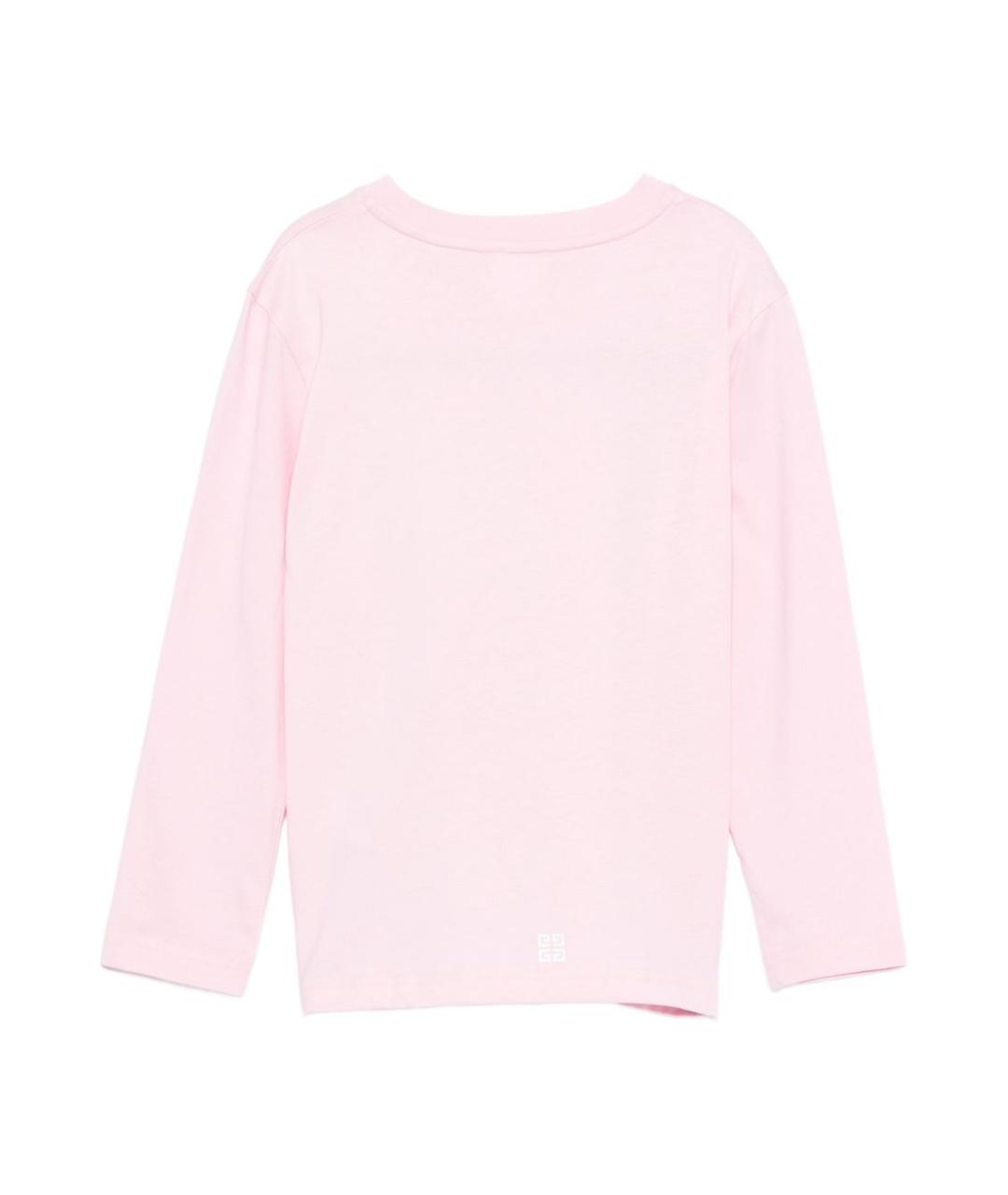 GIVENCHY Розовая хлопковая детская футболка, фото 2