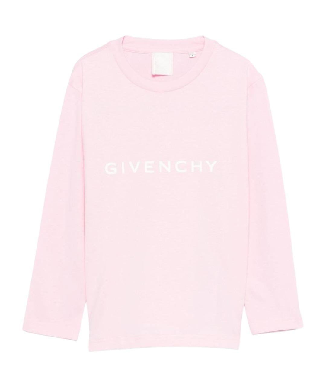 GIVENCHY Розовая хлопковая детская футболка, фото 1