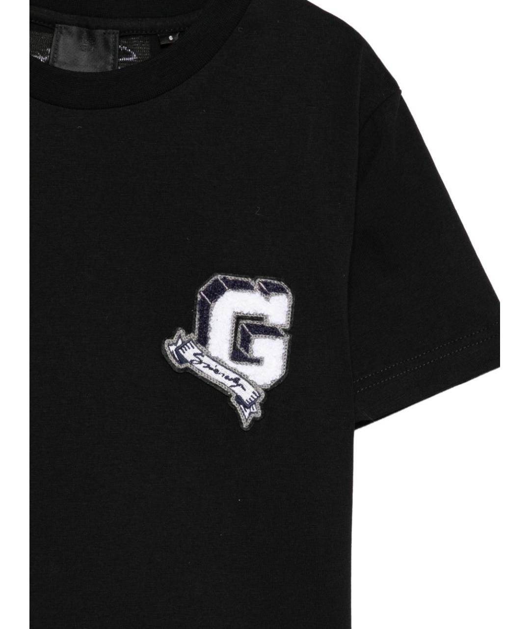 GIVENCHY Черная хлопковая детская футболка, фото 3