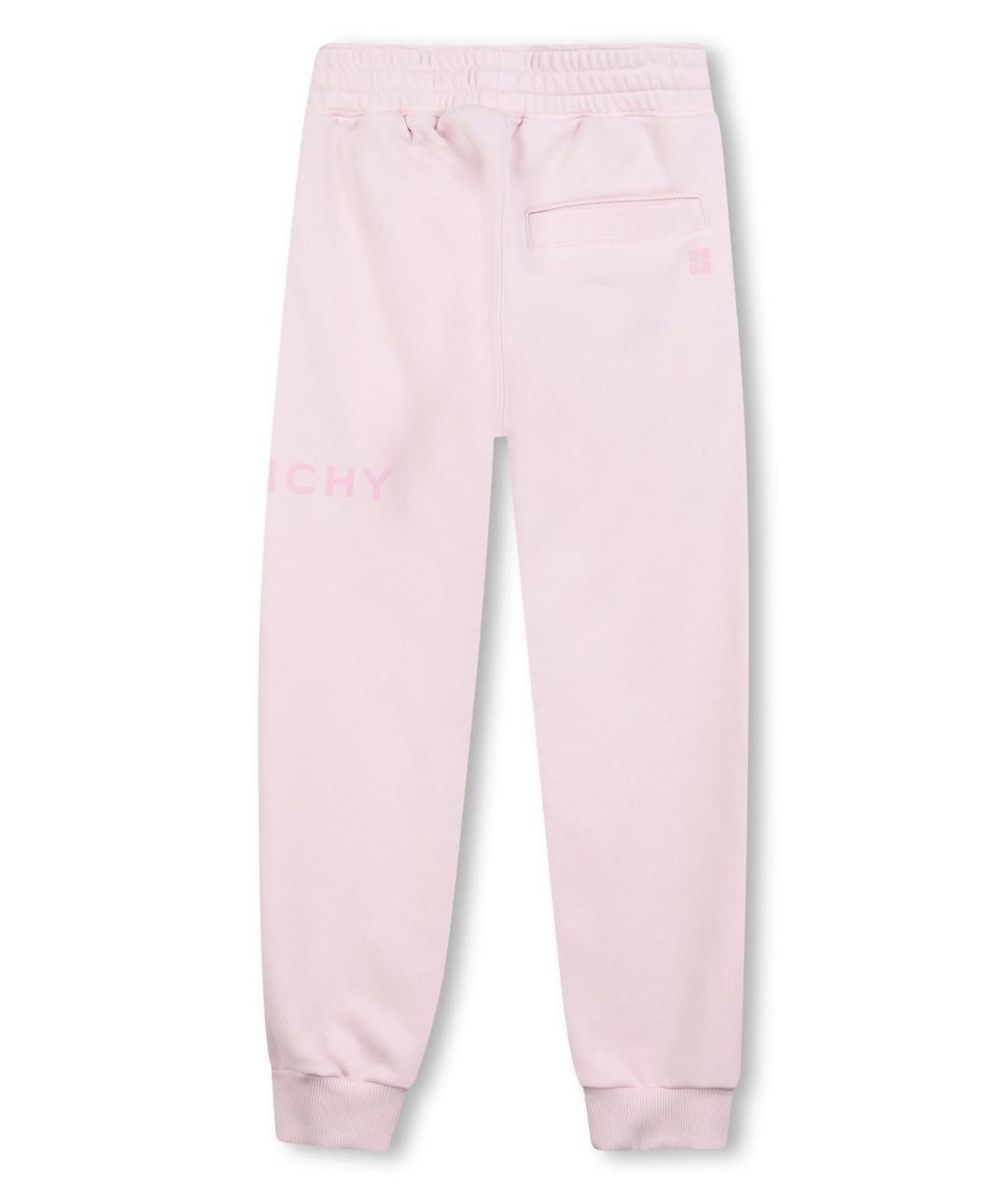 GIVENCHY Розовые хлопковые брюки и шорты, фото 2